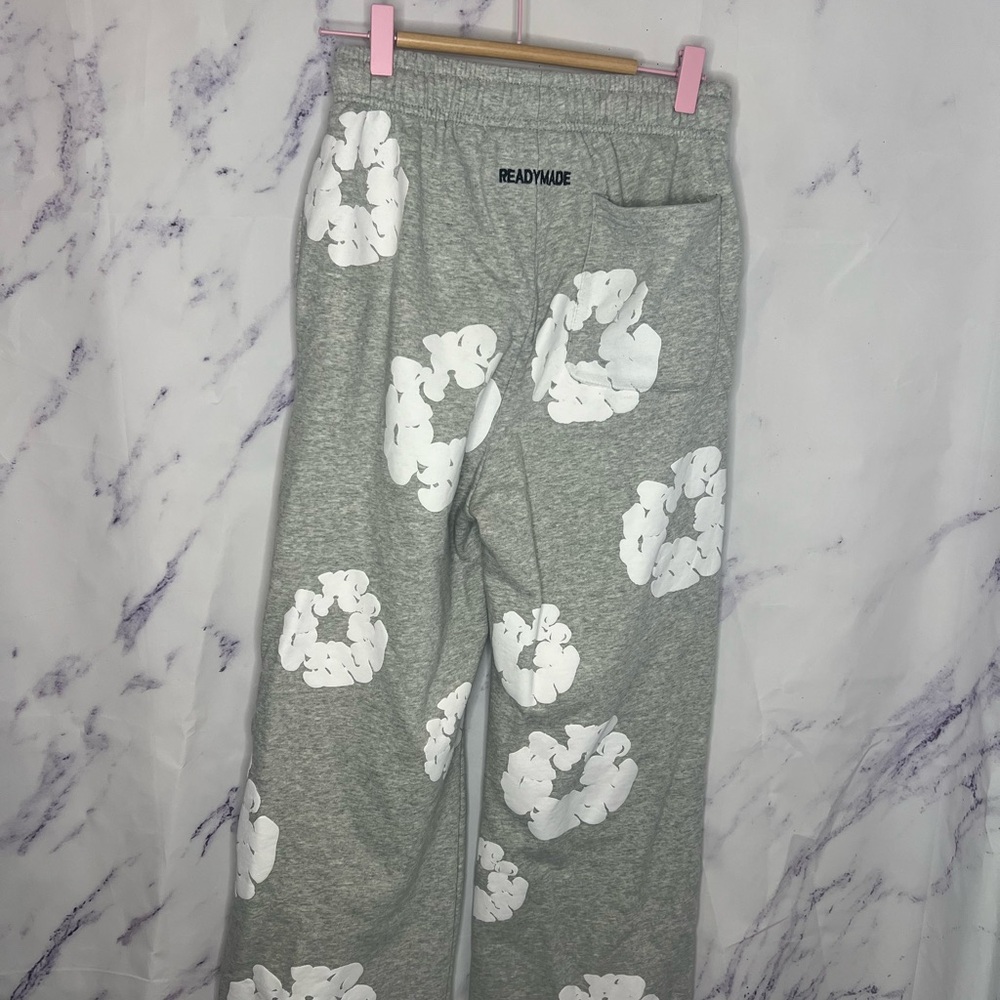Four Cactus Grey Wide Leg Sweatpants Sz L - Picture 3 of 5